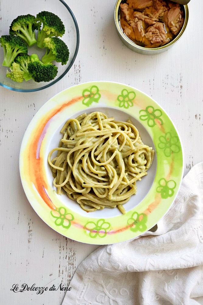 Pasta mit Brokkoli-Creme und Thunfisch