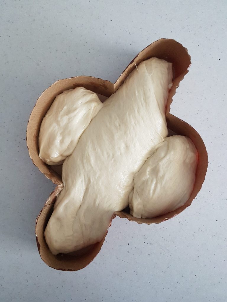 Salzige Colomba-Focaccia zu Ostern