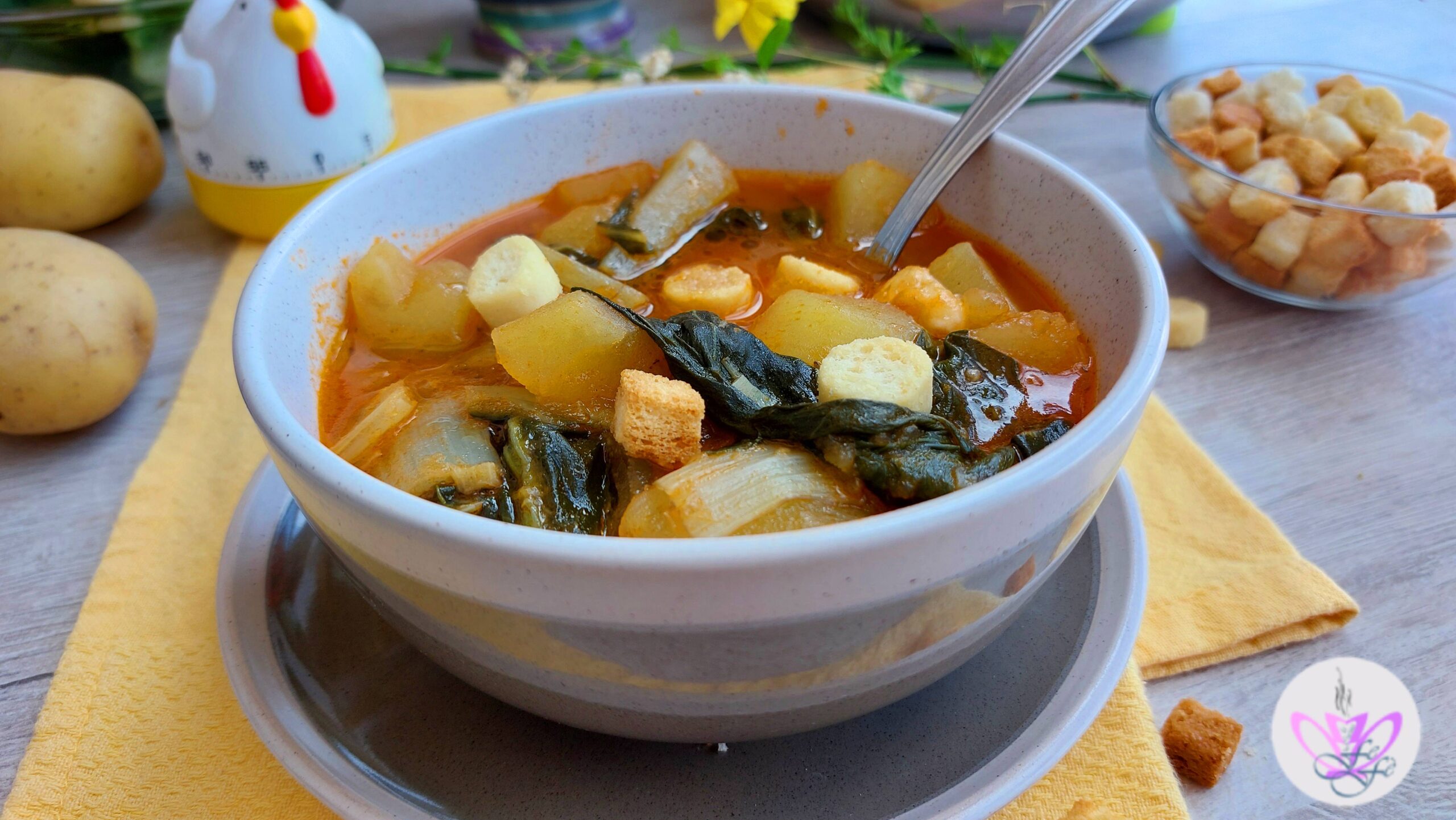 Rustikale Mangold‑Kartoffel‑Suppe