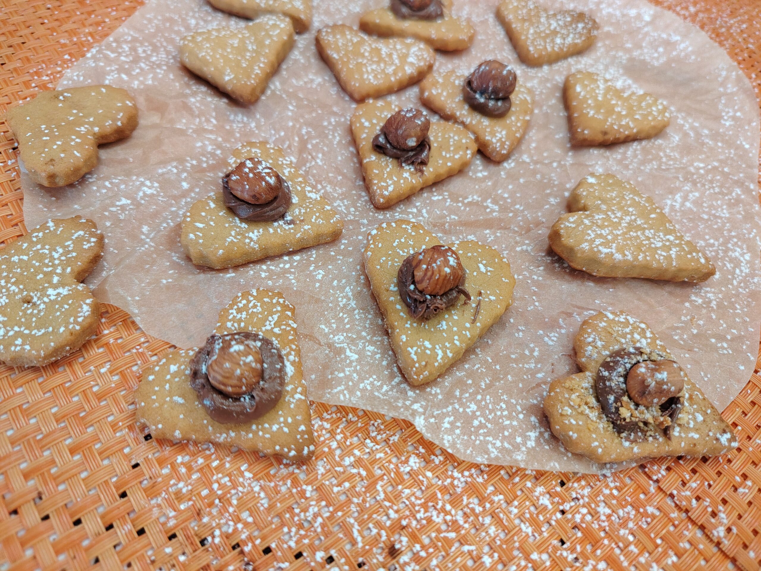 Kaffee-Herzplätzchen