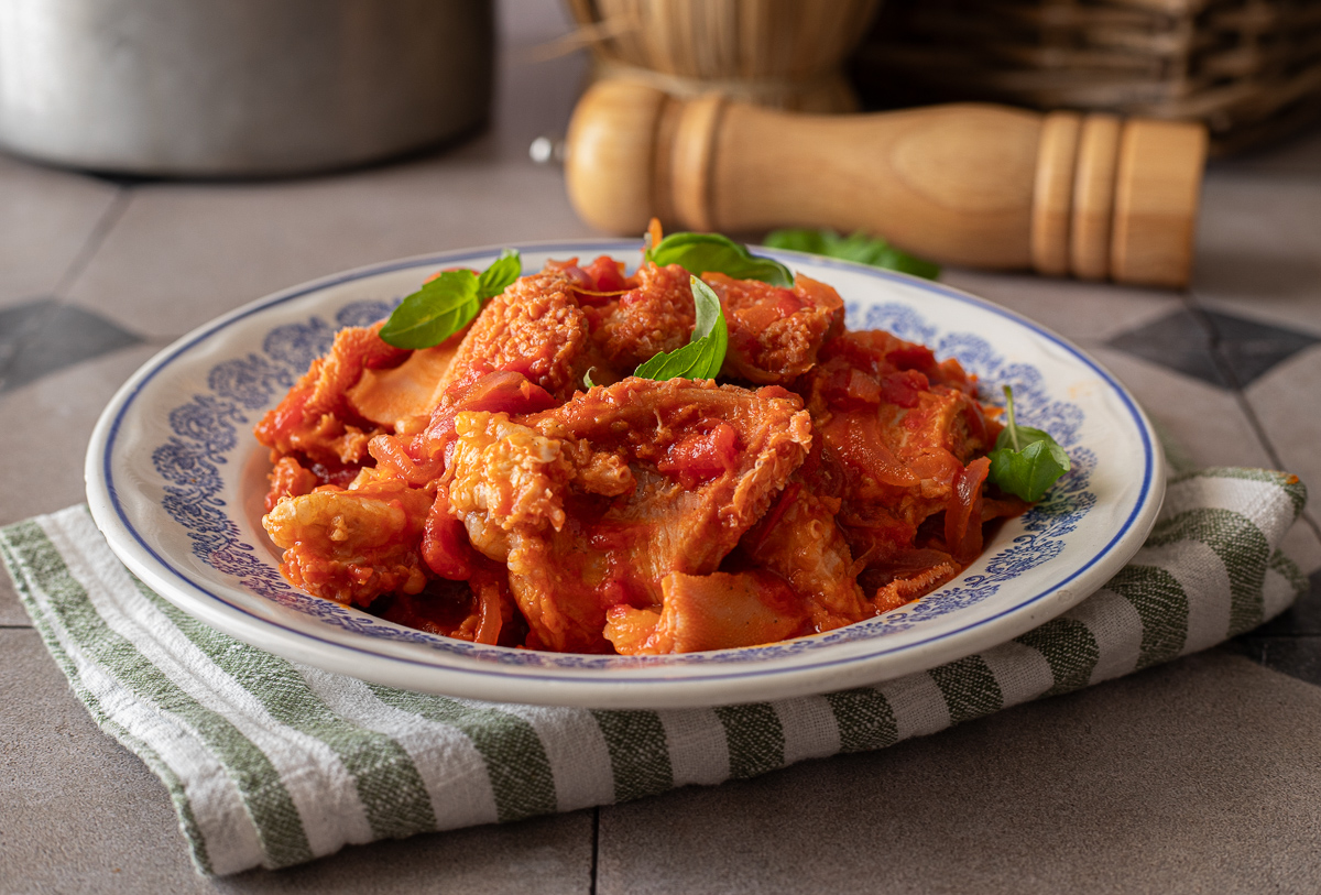 Kutteln in Tomatensoße