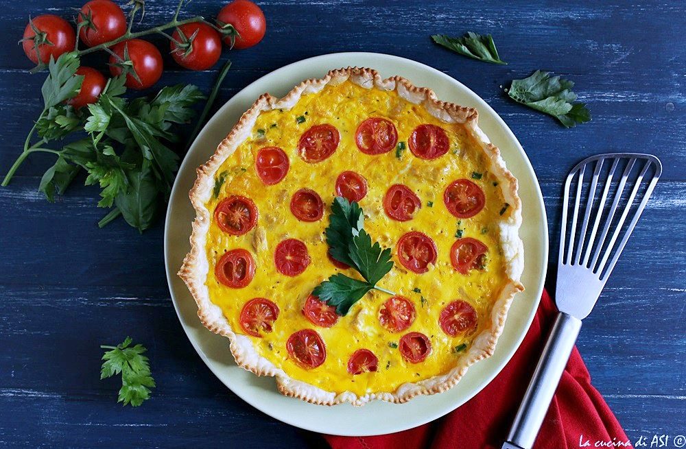 Schnelle Blätterteig-Tarte mit Thunfisch