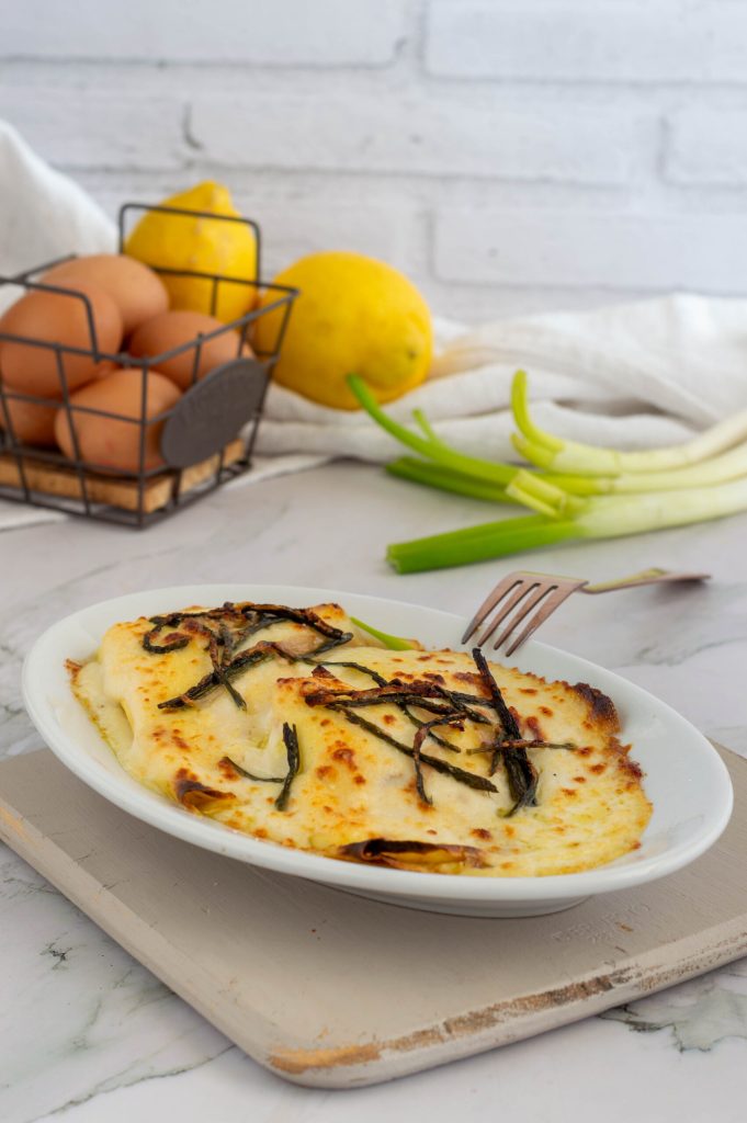 Crespelle mit Spargel ohne Gluten und ohne Laktose, cremig