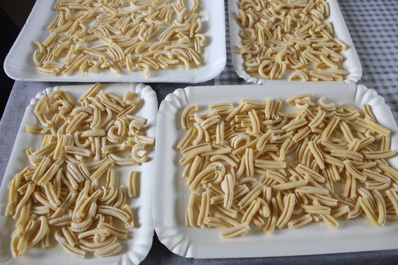 Hausgemachte Casarecce mit dem Kenwood