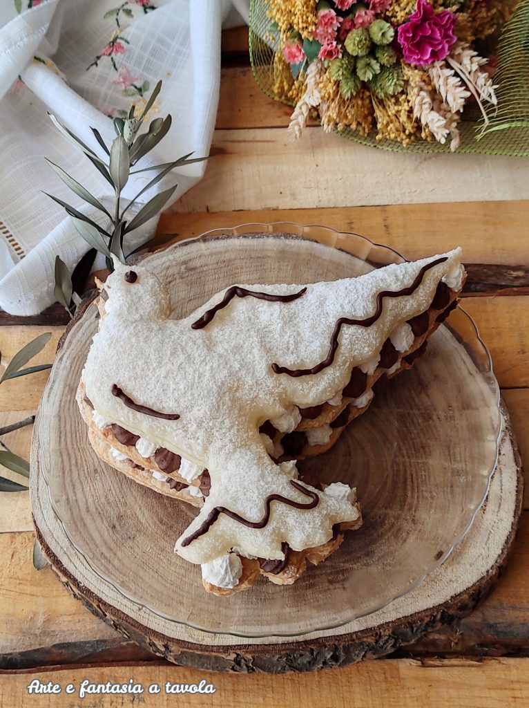 Colomba aus Millefoglie