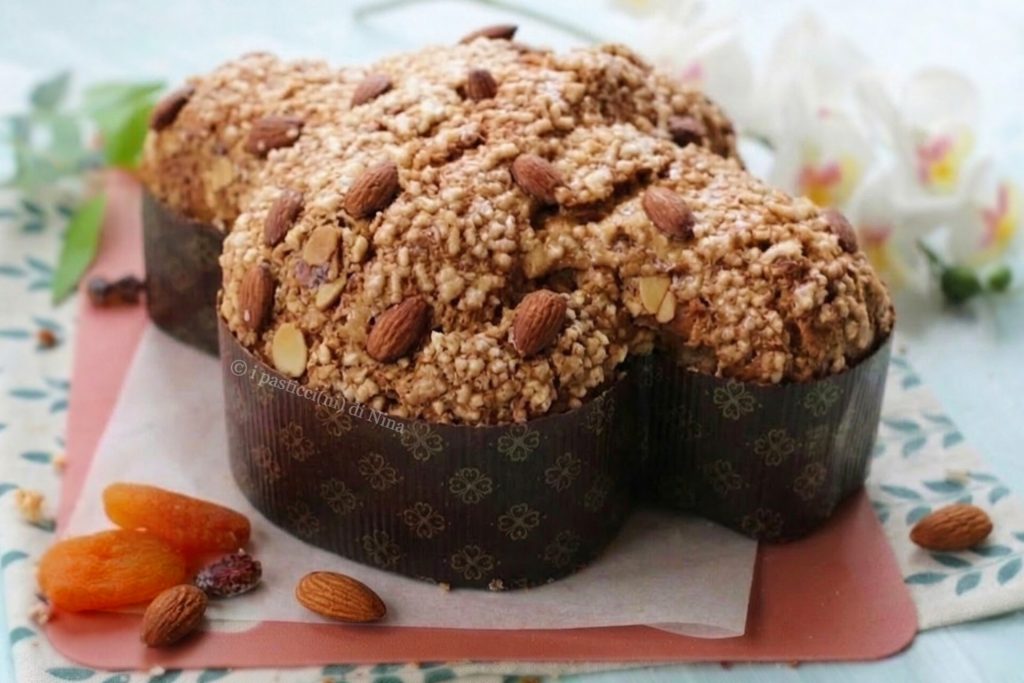 Colomba zu Ostern mit Aprikosen und Rosinen, einfaches Rezept mit Frischhefe | i pasticcini di Nina