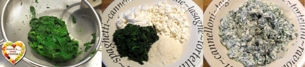 Leichte gefüllte Conchiglioni mit Spinat und Ricotta, Mangia senza Pancia