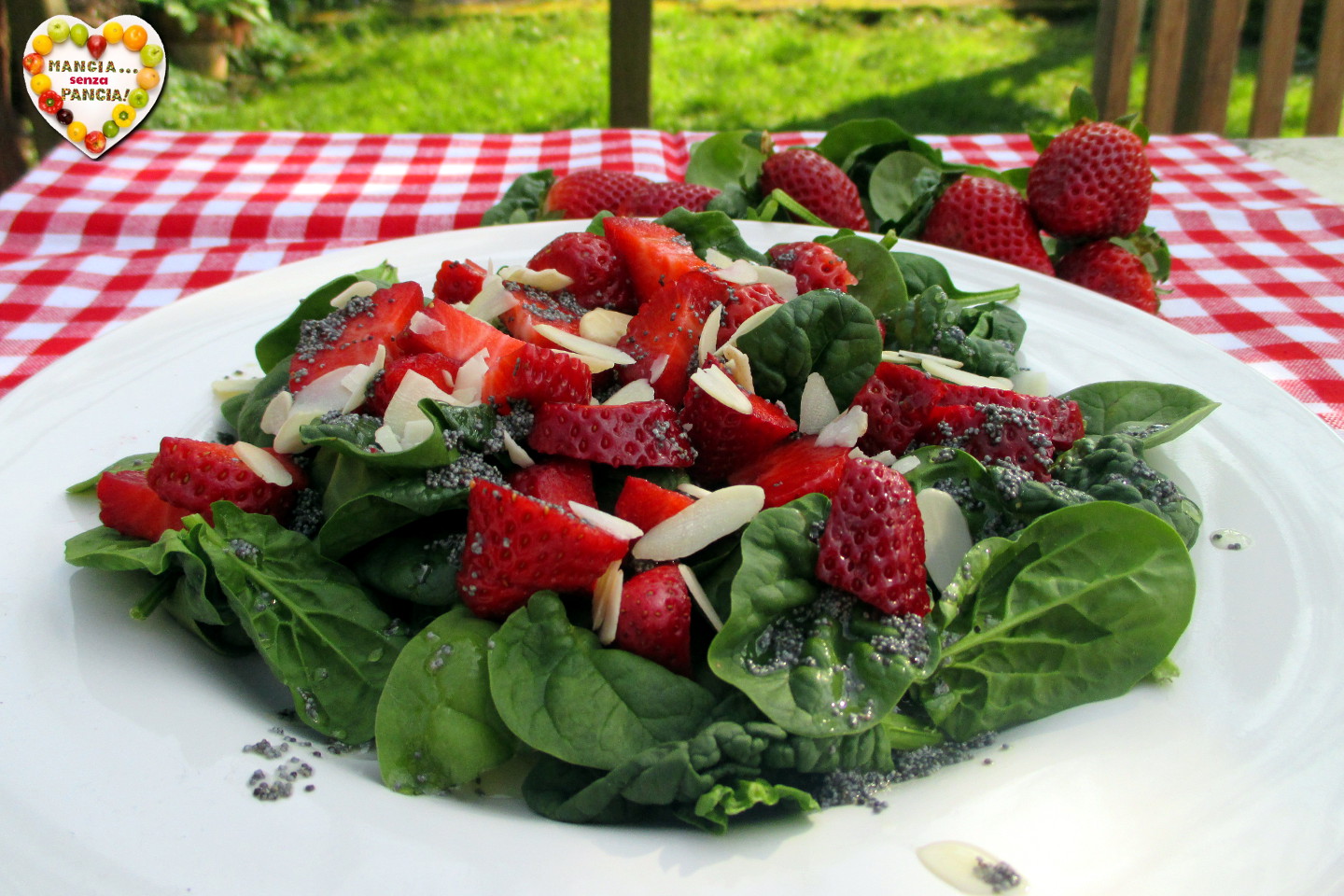 Erdbeer-Spinat-Salat