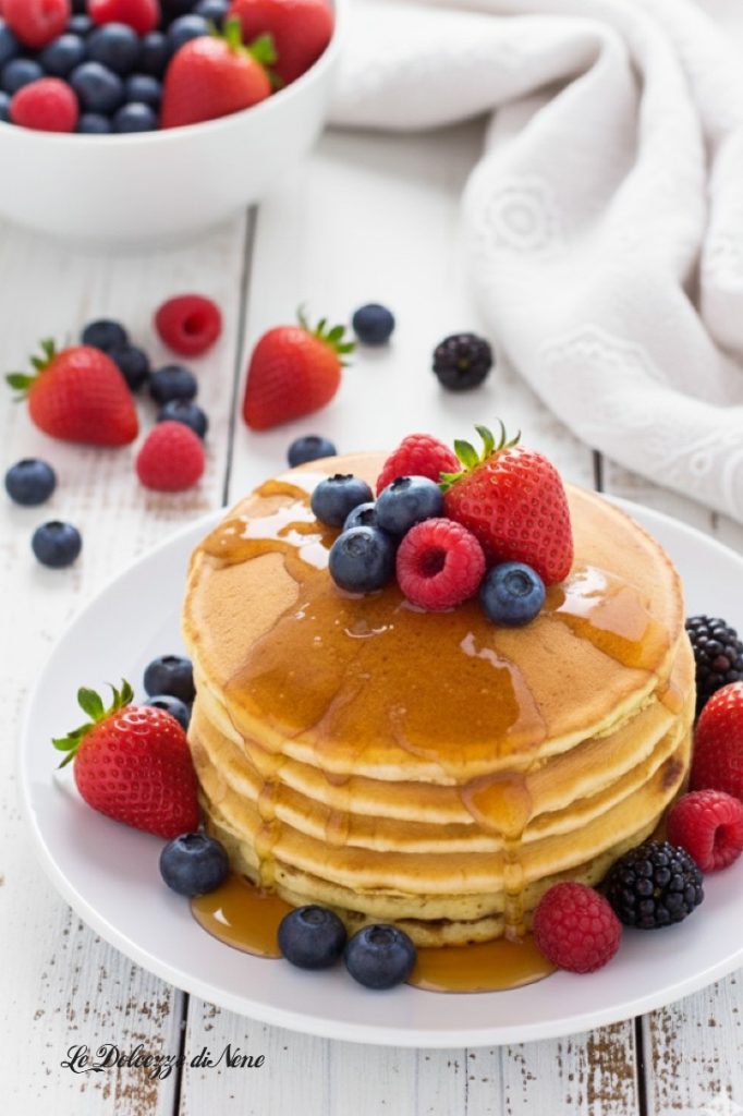 klassische amerikanische Pancakes