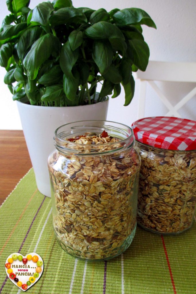 Selbstgemachte Granola in der Heißluftfritteuse, Mangia senza Pancia