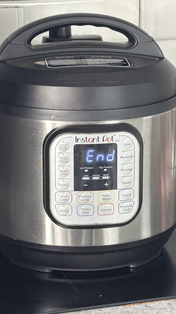 Einstellungen für Pressure Cook