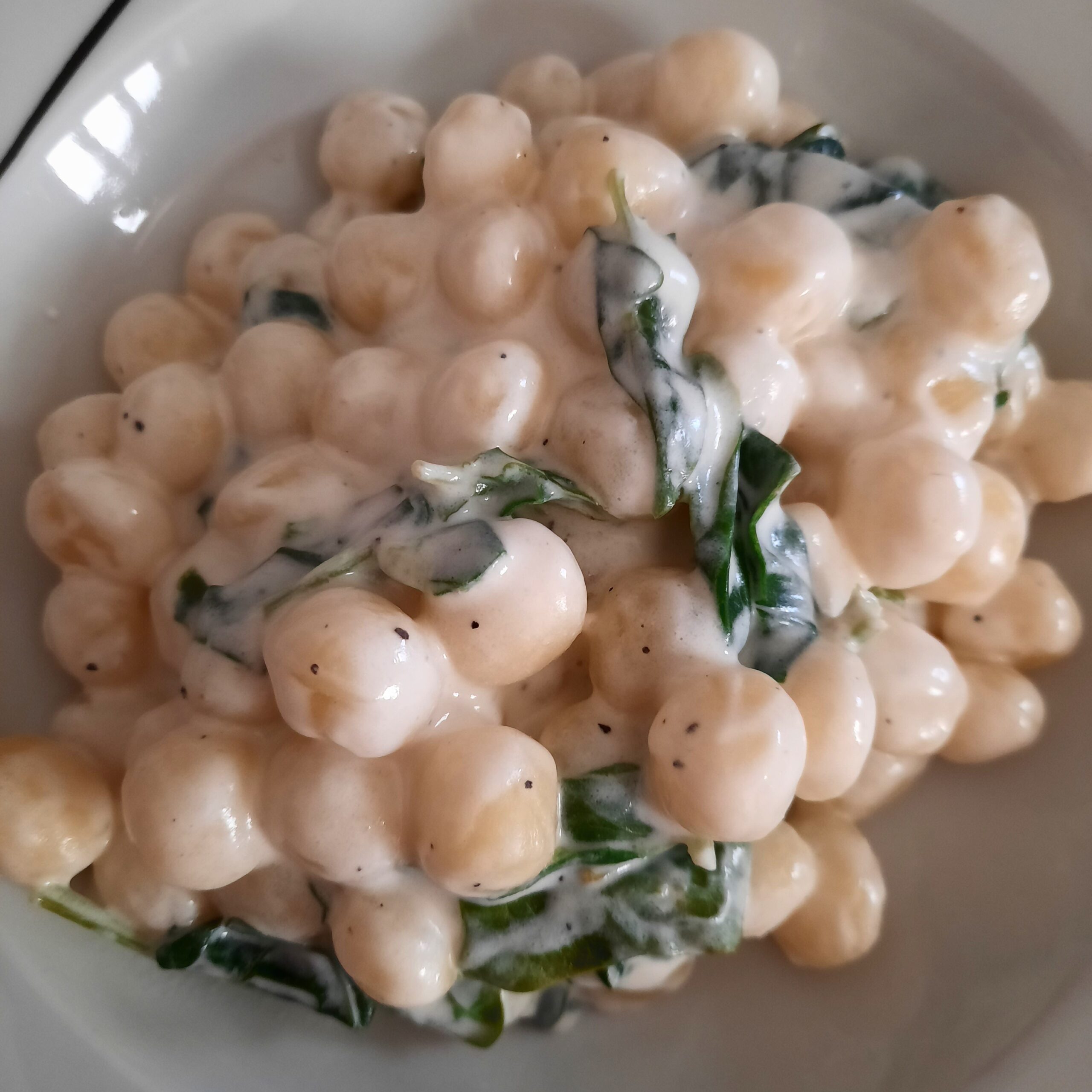 Kartoffelgnocchetti mit Spinat und Philadelphia