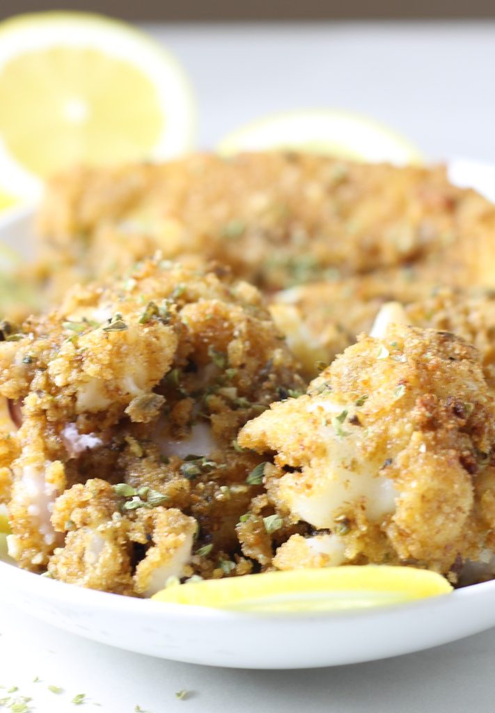 Knusprige Sepia-Cutlets