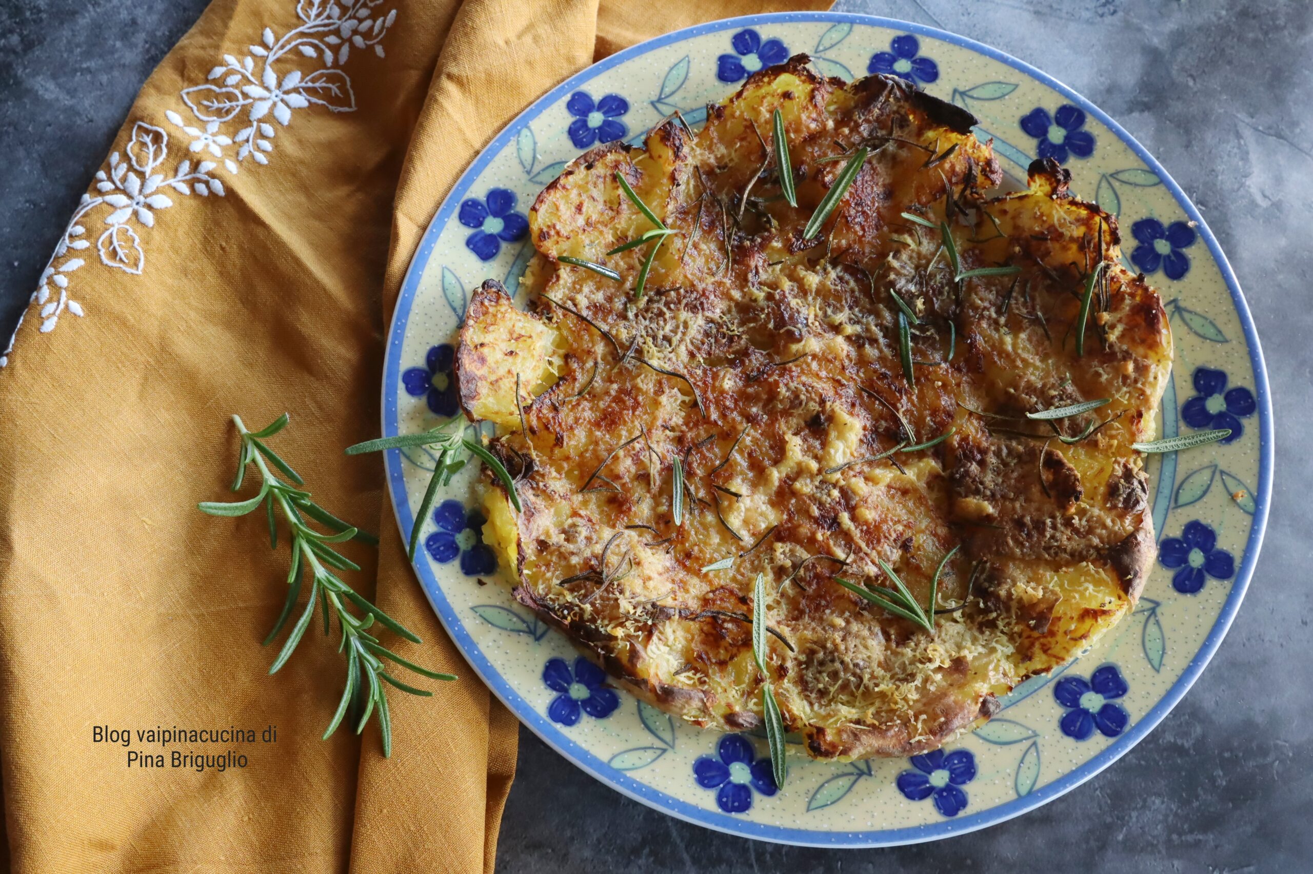 Zerdrücktes Kartoffeltörtchen