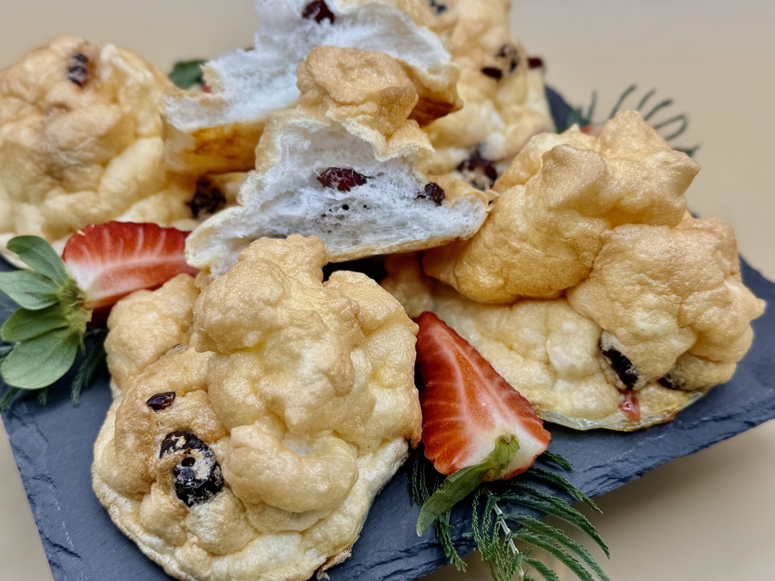 Fit-Wölkchen mit Eiweiß und Cranberries ohne Zucker – leichte, proteinreiche Häppchen