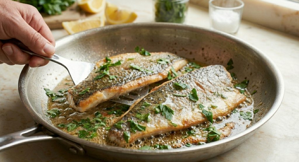 Wir fügen den Zitronensaft hinzu