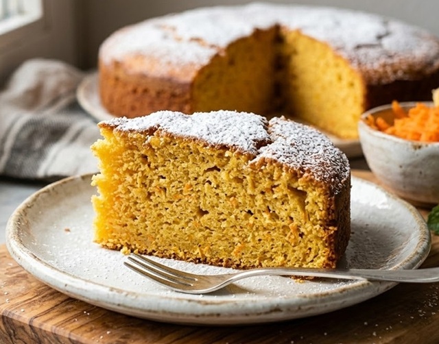 Saftiger Karotten-Orangen-Kuchen