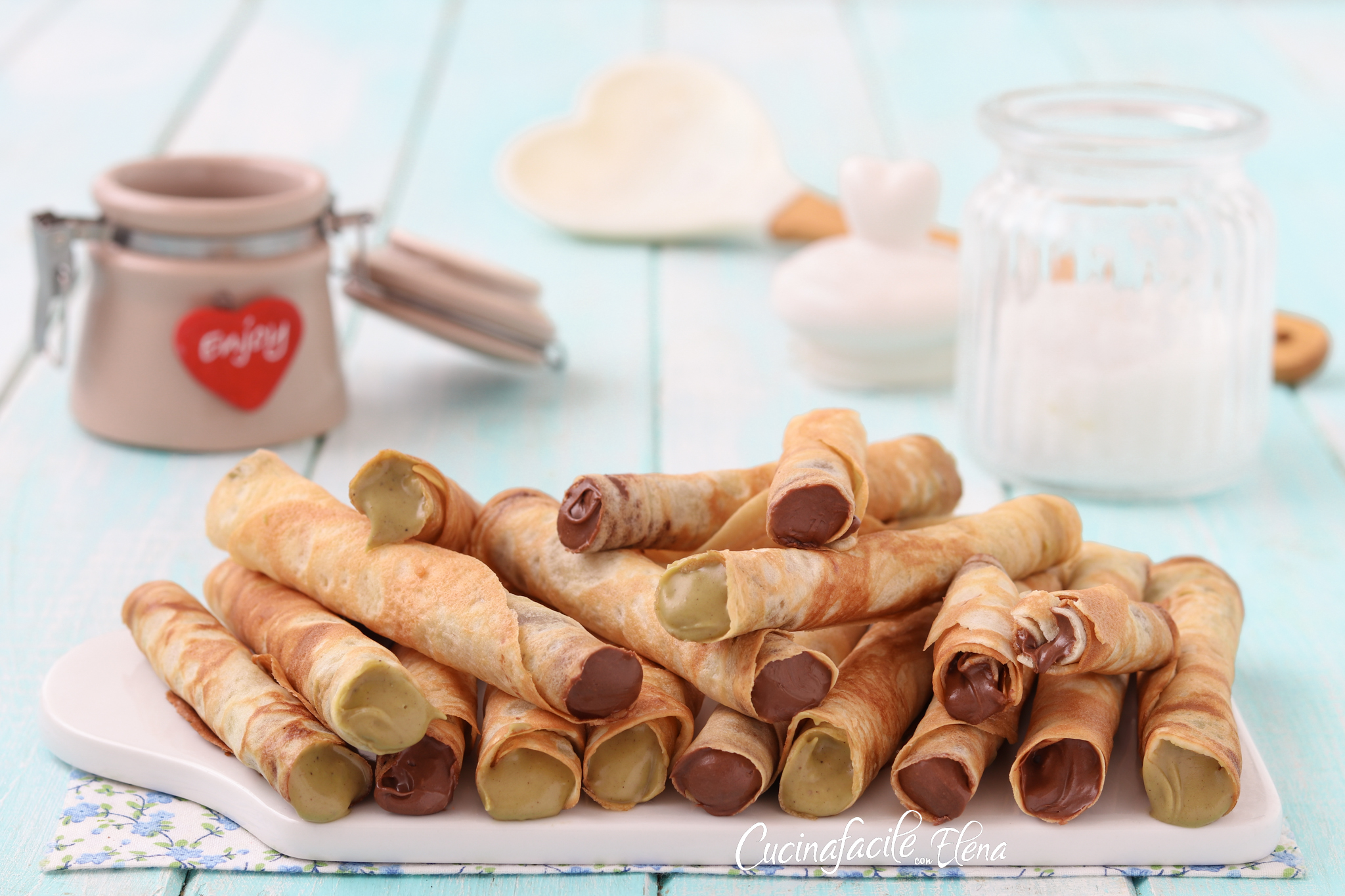 Knusprige süße Waffeln