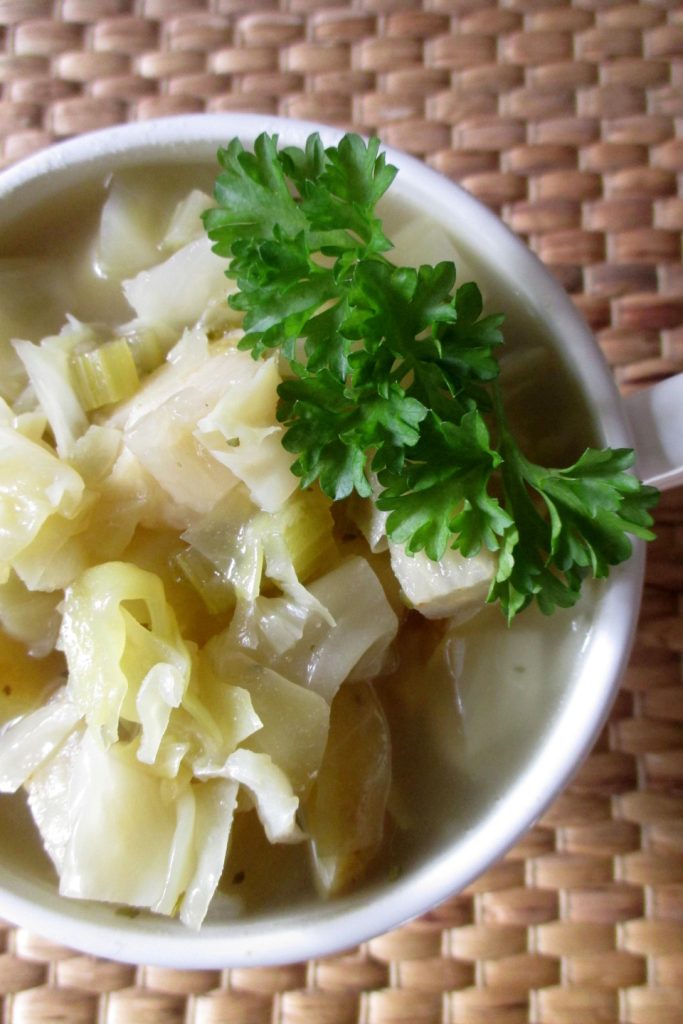 Kohl-Kartoffel-Suppe, Mangia senza Pancia