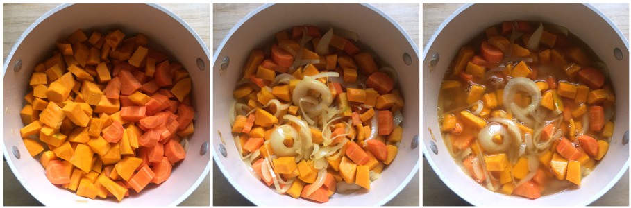 Kürbis-Karotten-Cremesuppe - Schritt 3