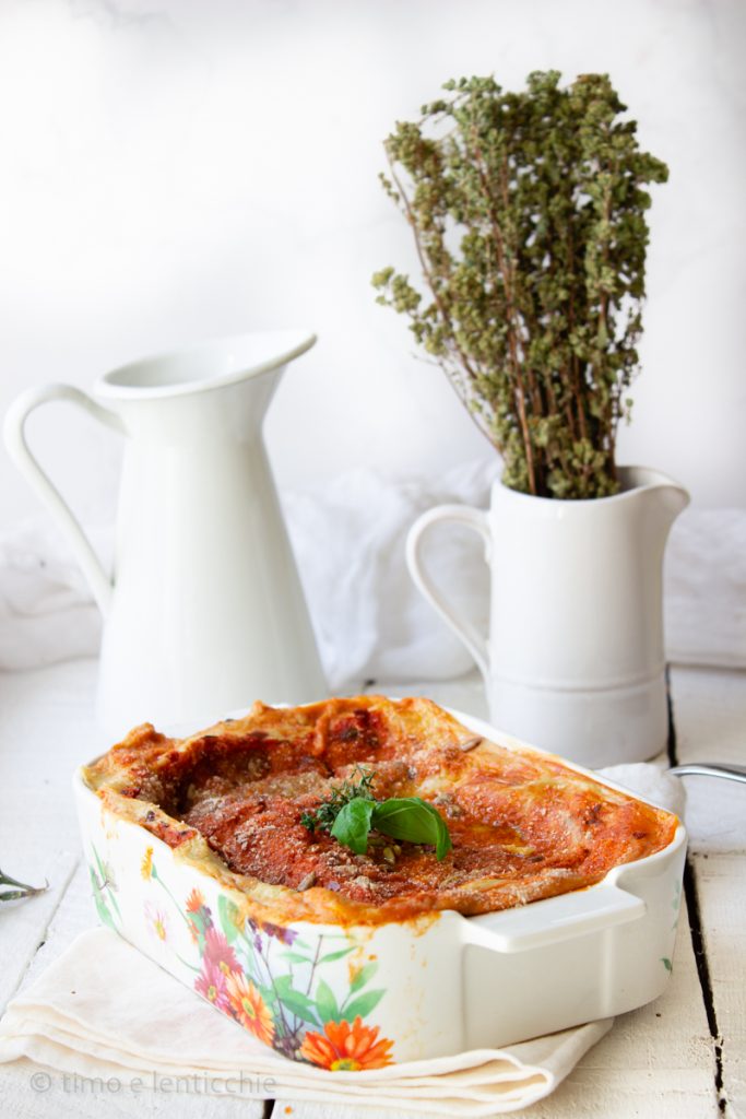 Lasagne mit vegetarischem Ragù glutenfrei
