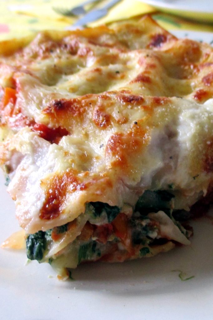 Lasagne mit Ricotta und Spinat, Mangia senza Pancia