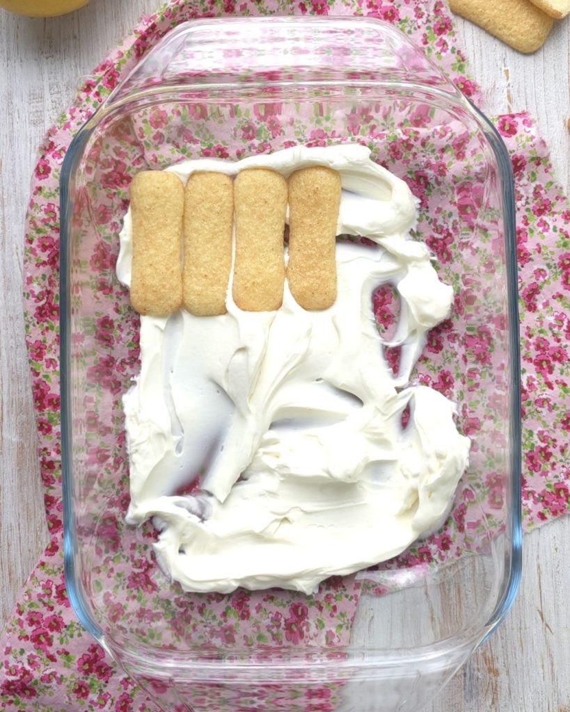 Letzte Schicht reichlich Creme