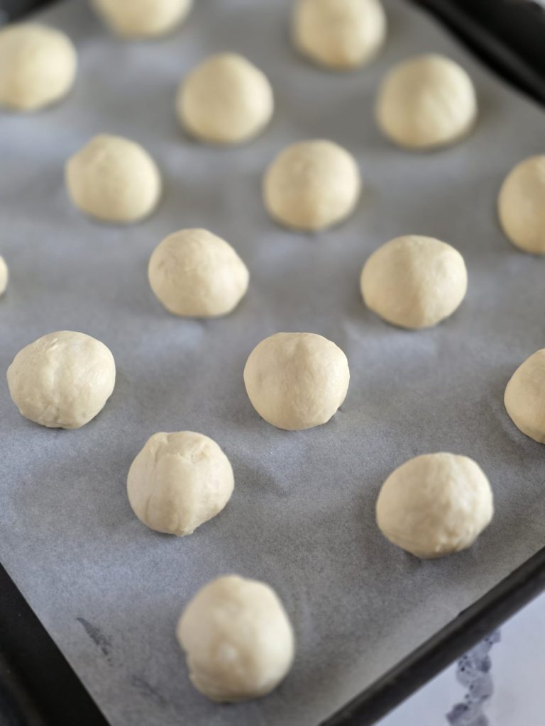 Milchbrötchen für Party-Buffets