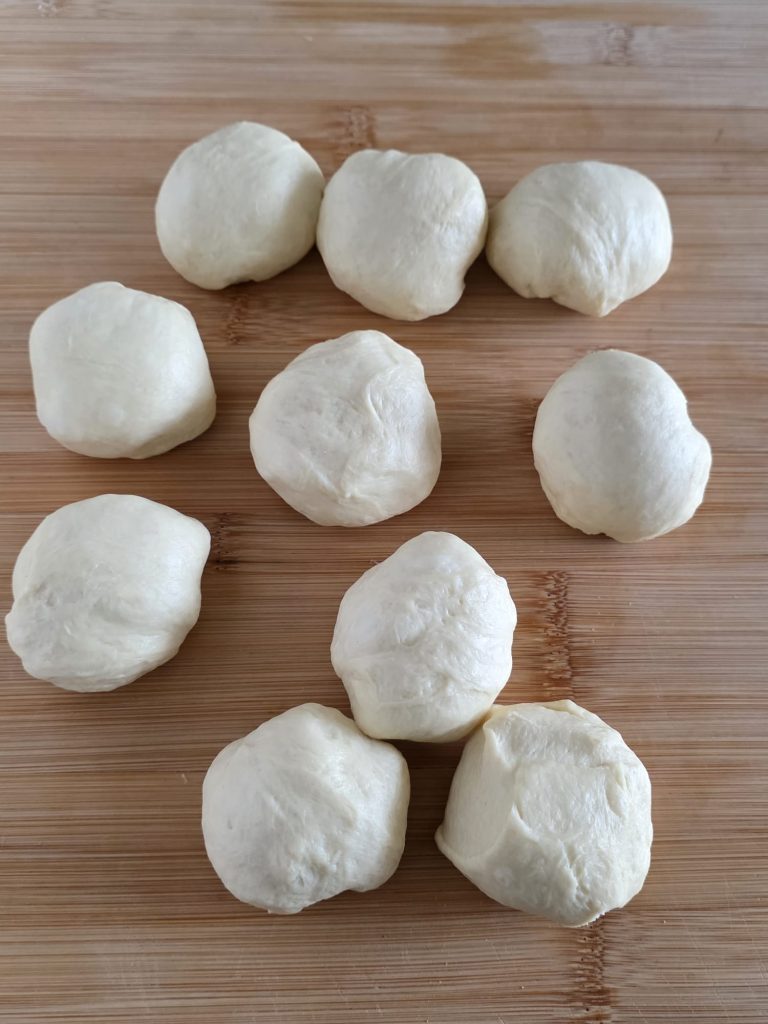 Milchbrötchen für Party-Buffets