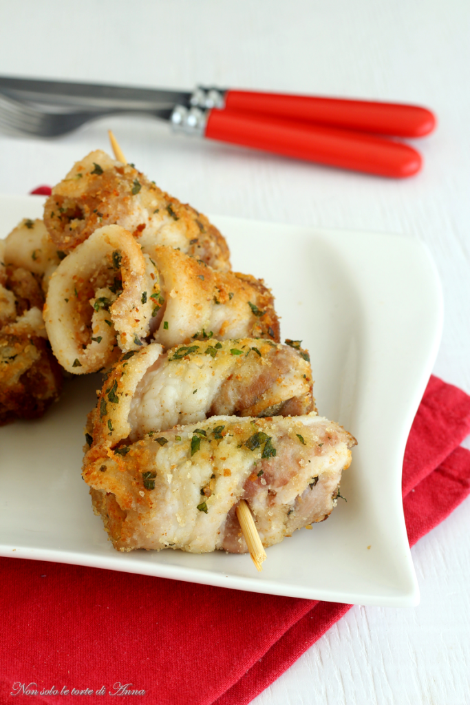 frische Pancetta-Röllchen