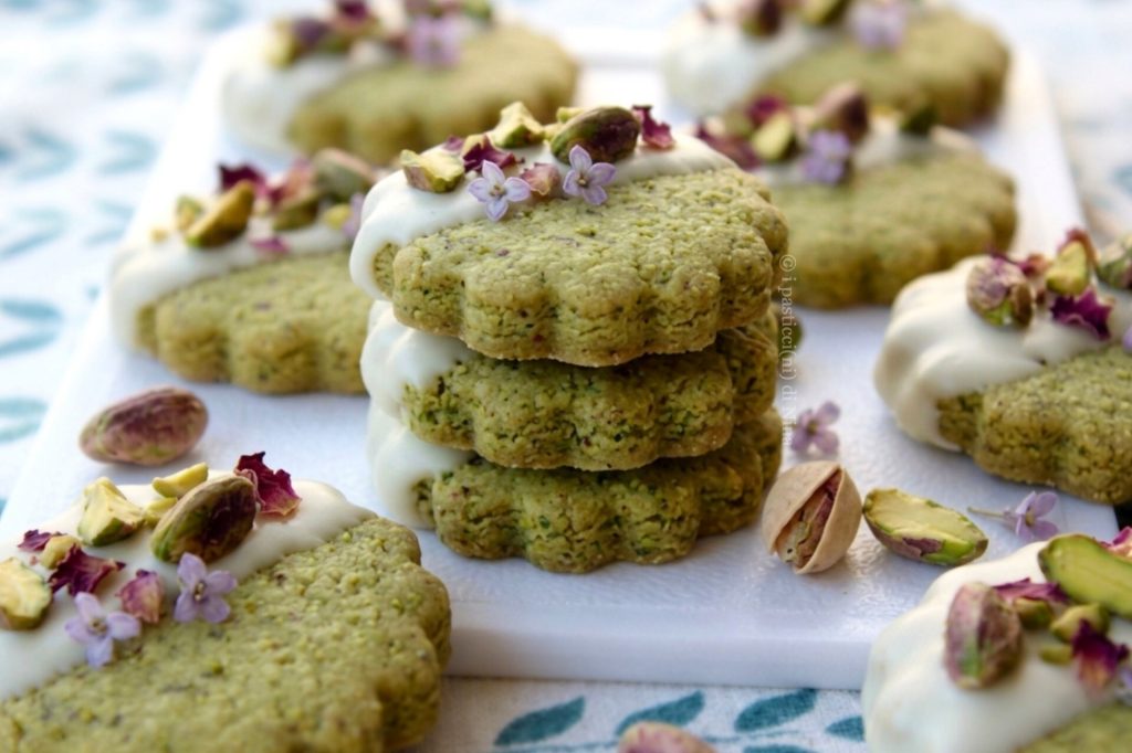 Pistazienkekse mit weißer Schokolade Rezept i pasticcini di Nina