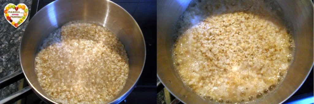 Cremiger leichter Porridge, Mangia senza Pancia