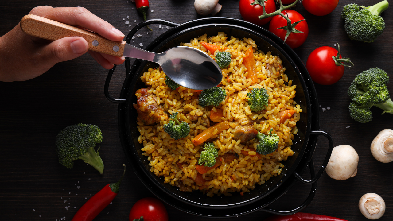 Curryreis mit Hähnchen und Gemüse – einfaches und schnelles Rezept