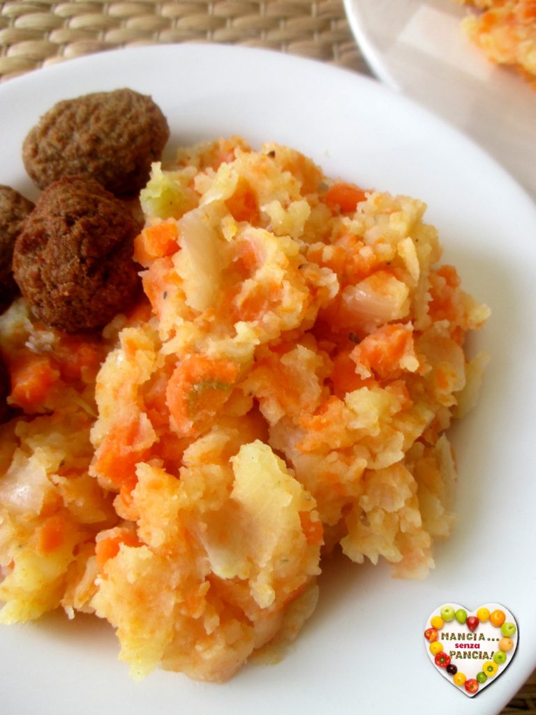 Karotten-Kartoffel-Püree: niederländisches Hutspot, Mangia senza Pancia