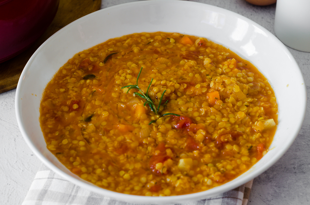 Rote Linsensuppe