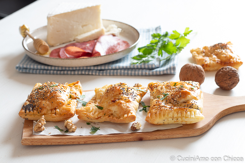 Säckchen mit Bresaola und Taleggio