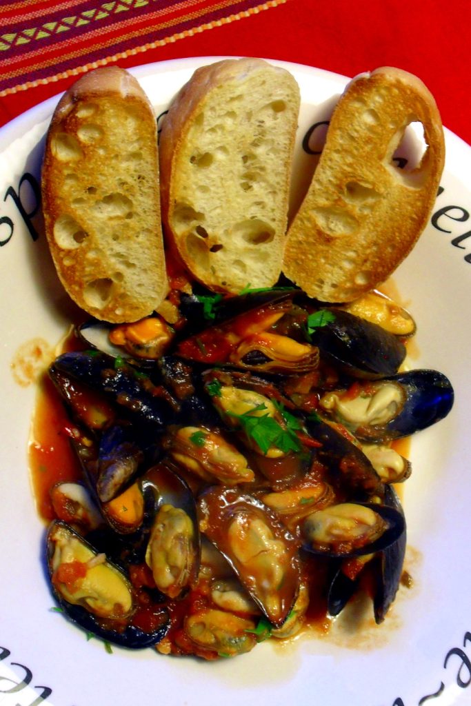 Scharfe Miesmuschelsuppe, Mangia senza Pancia