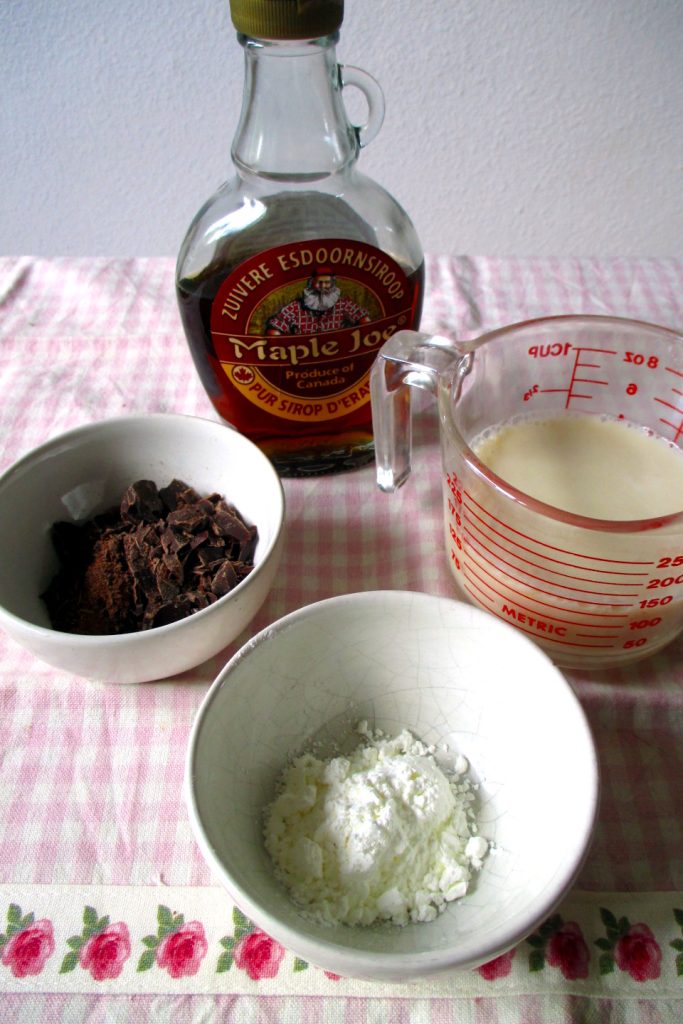 Schokoladensauce, niederländisches Vla, Mangia senza Pancia