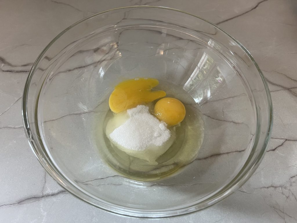 Schüssel mit Zutaten