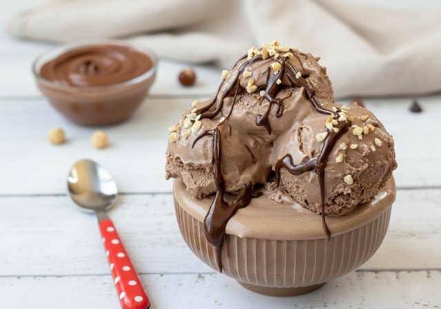 Semifreddo mit Nutella