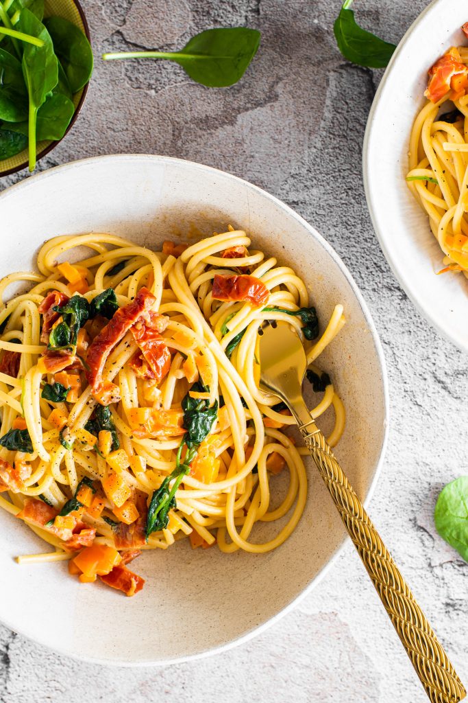 Spaghetti con verdure