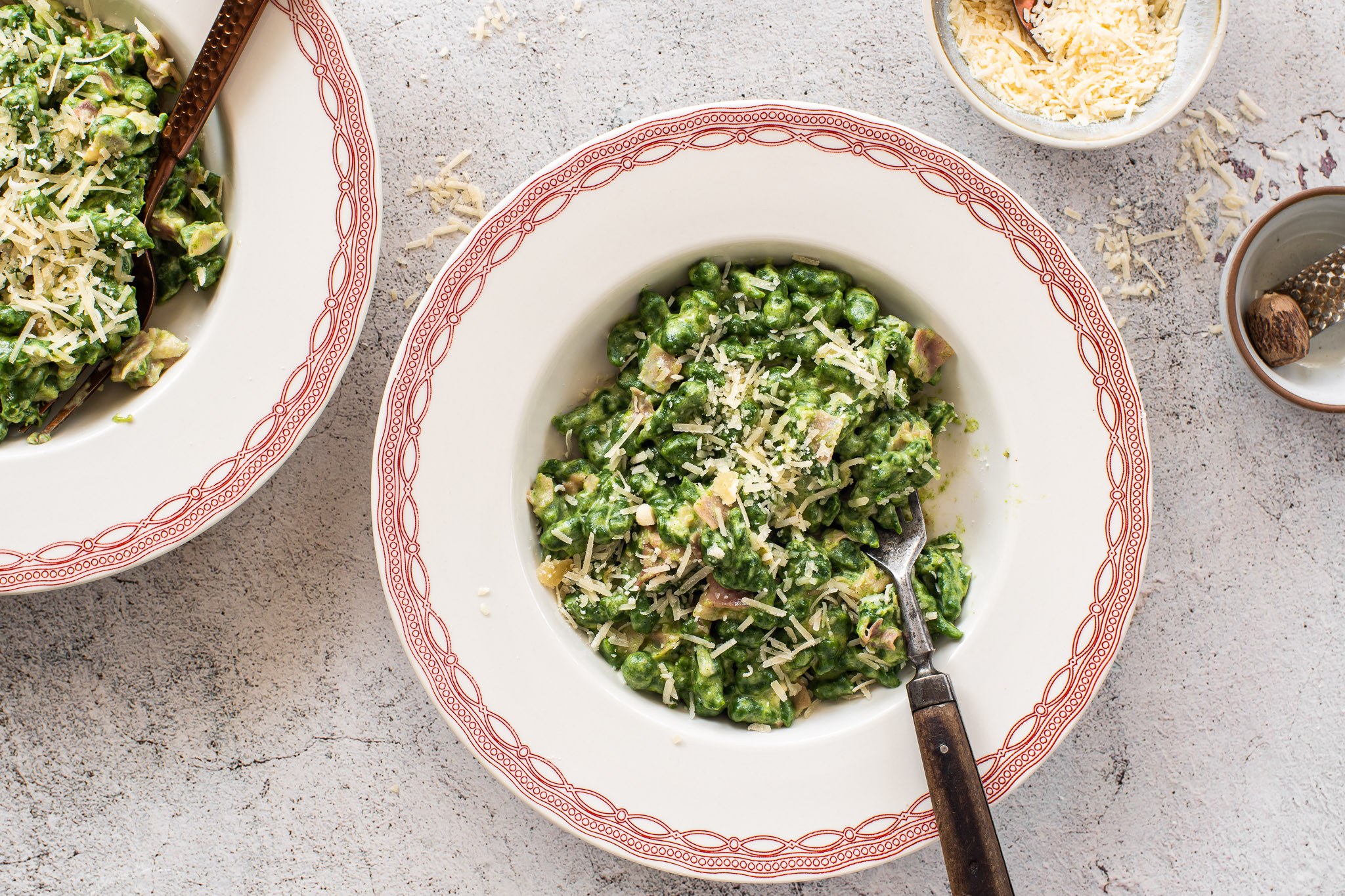 Spinatspätzle – Tiroler Gnocchi mit Spinat