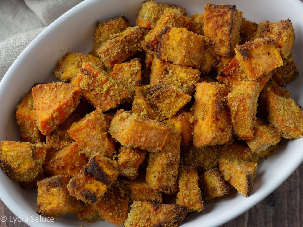 Sandige Süßkartoffeln aus der Heißluftfritteuse