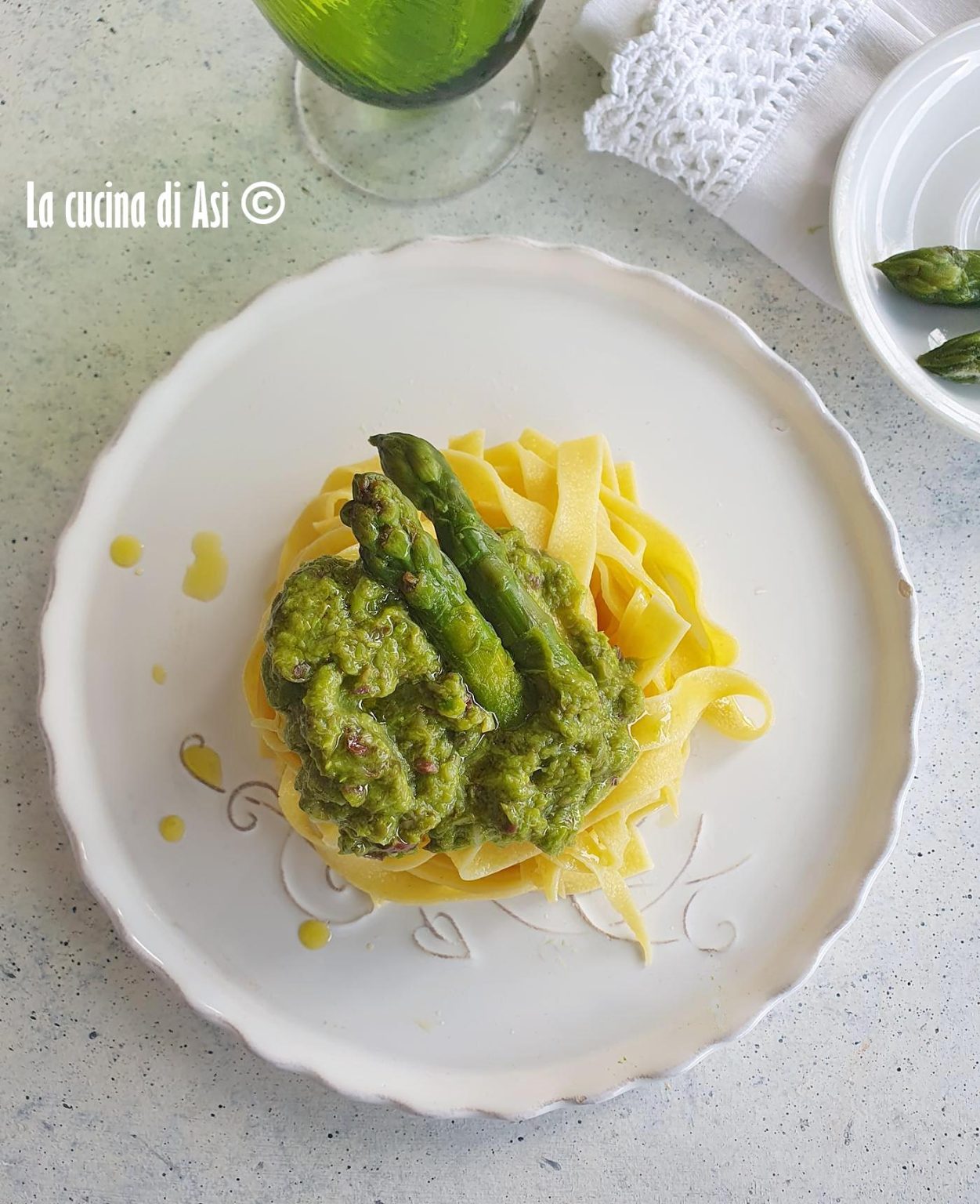 Tagliatelle mit Spargelcreme - Leckere Rezepte