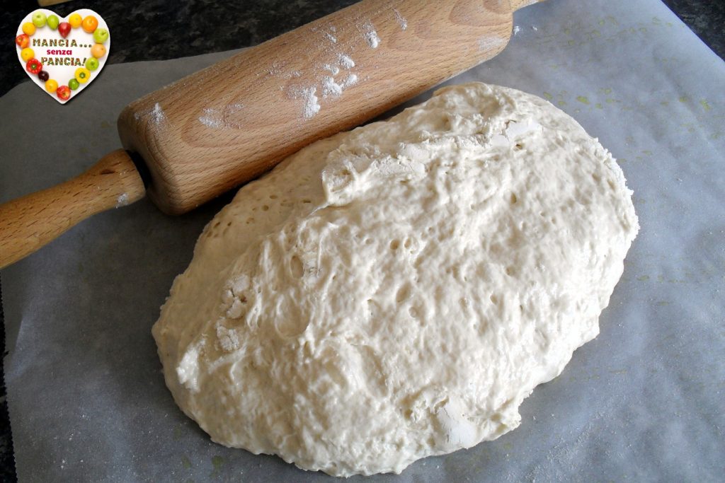 Teig für Pizza 'mit sauberen Händen', Mangia senza Pancia