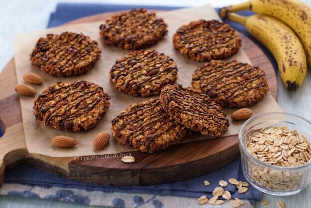 vegane hafer-bananen-kekse rezept i pasticcini di Nina