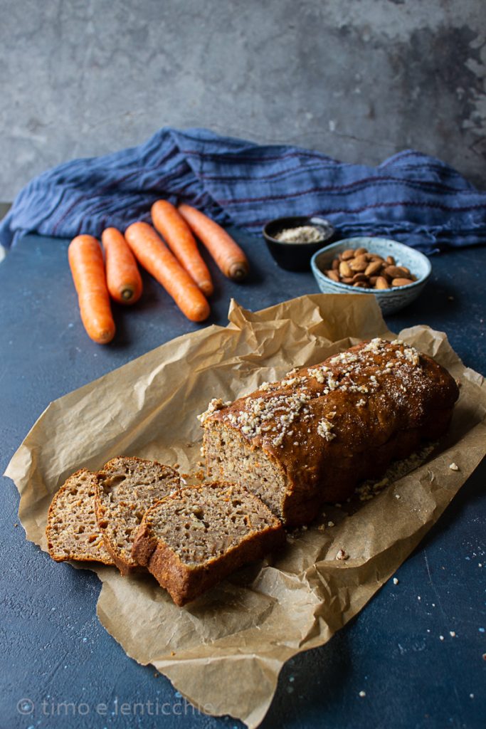 Veganer Karotten-Mandel-Kuchen