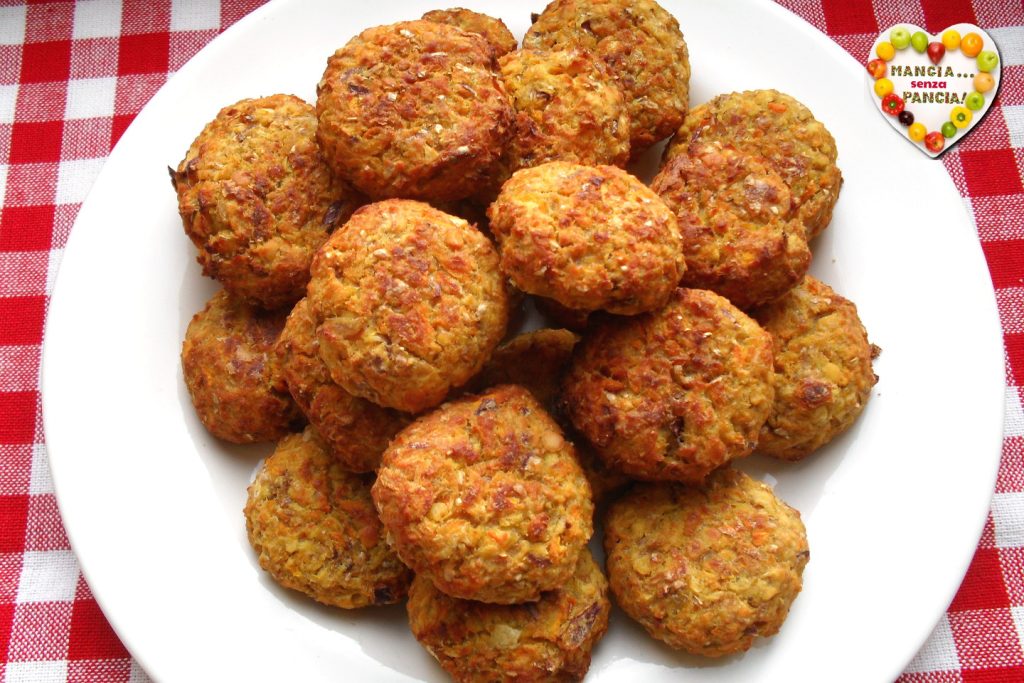 Vegetarische Ofenbällchen ohne Ei, Mangia senza Pancia