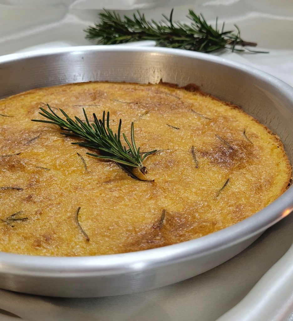 Farinata aus Kichererbsen in der Heißluftfritteuse