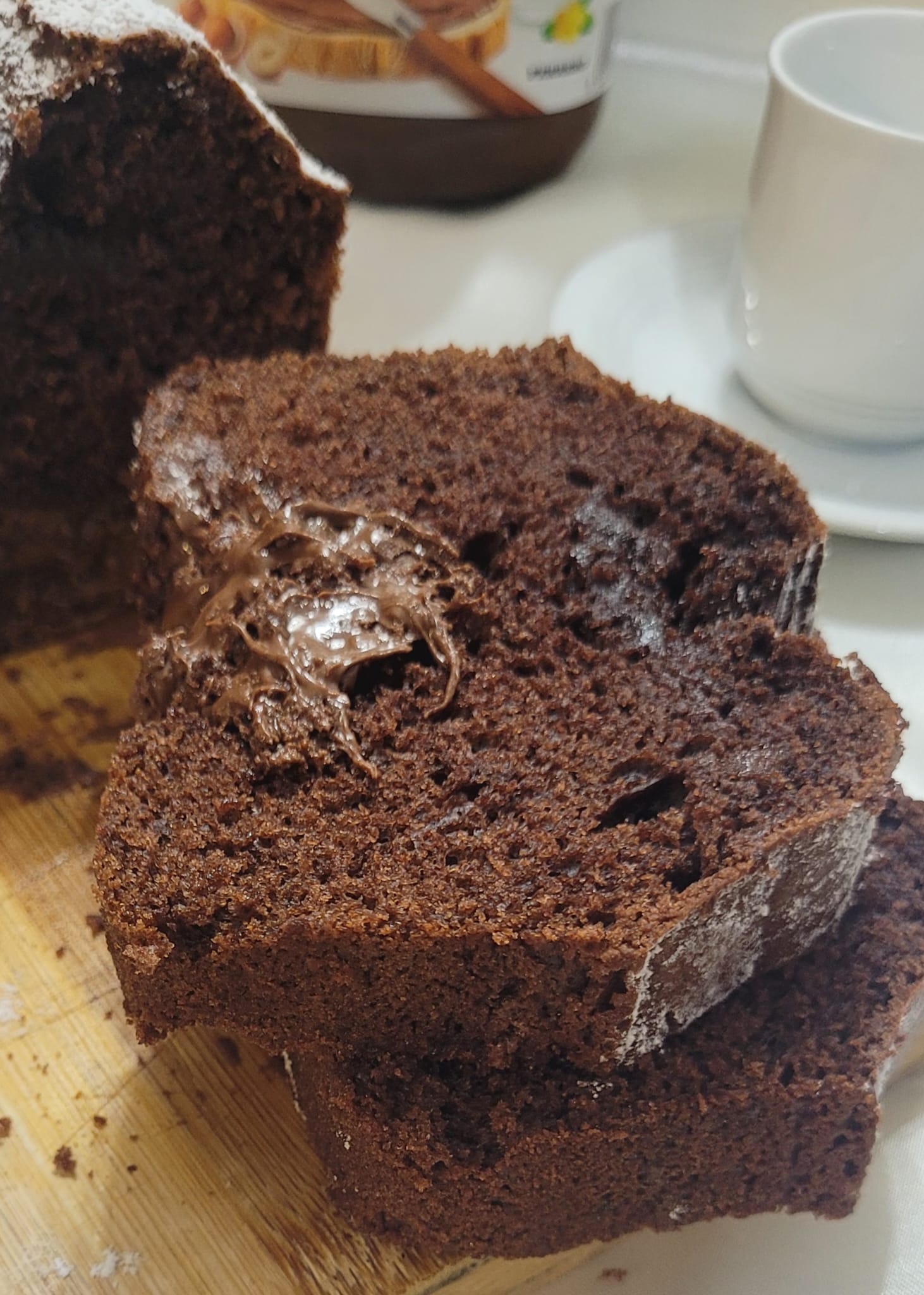 Schoko-Nutella-Plumcake aus der Heißluftfritteuse